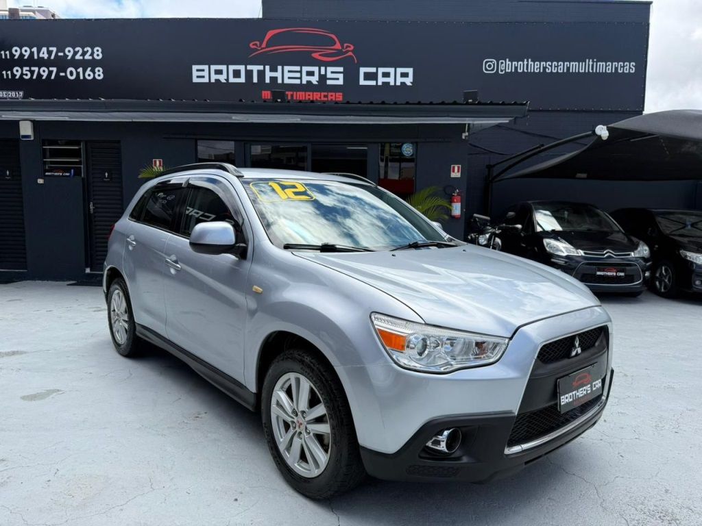 Mitsubishi ASX 2.0 CVT 2012 Prata com Câmera de Ré