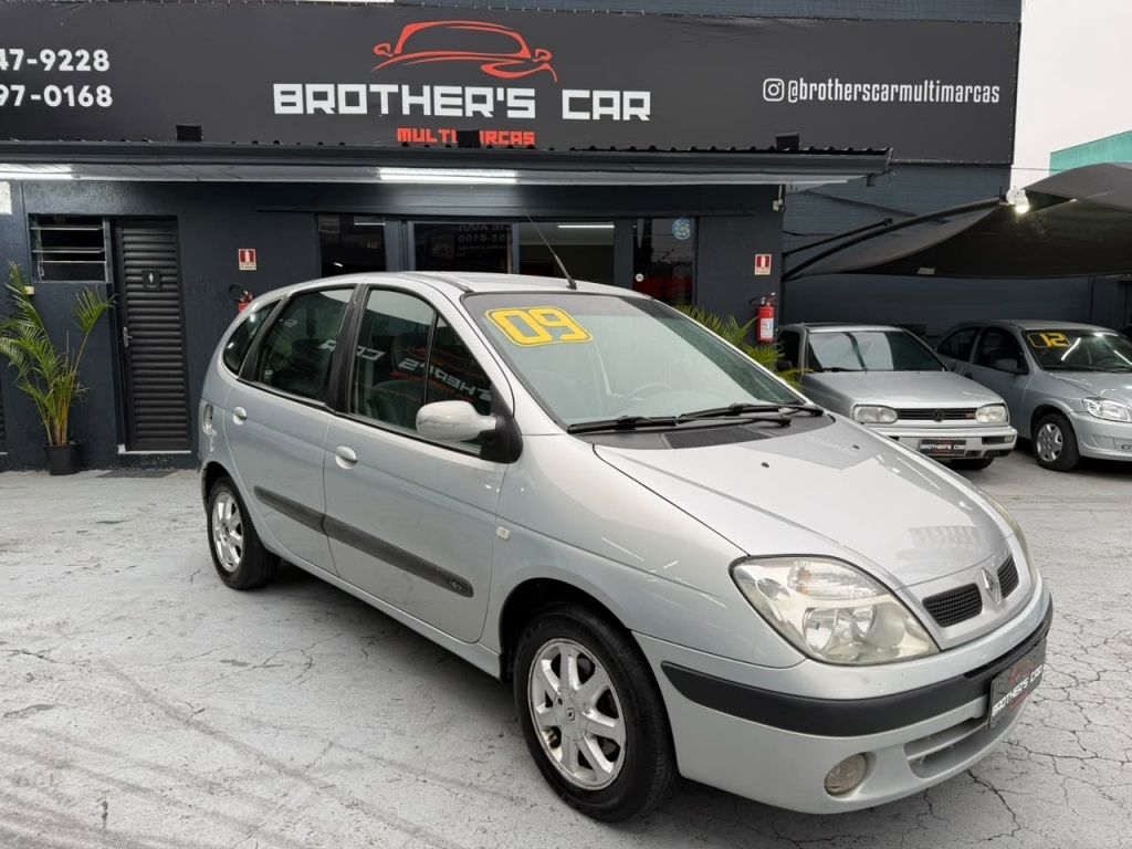 Renault Scenic 1.6 Expression 16V Flex 2008/2009 Couro